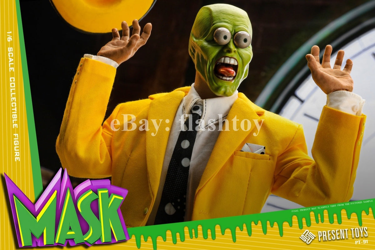 Presale PRESENT TOYS PT-sp91 1/6 Mask Man Jim 12" Male Action Figure Model Toy