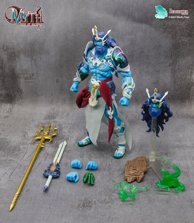 Berserker Studios M03 1/12 Poseidon 6" Collectible Action Figure Model Toys