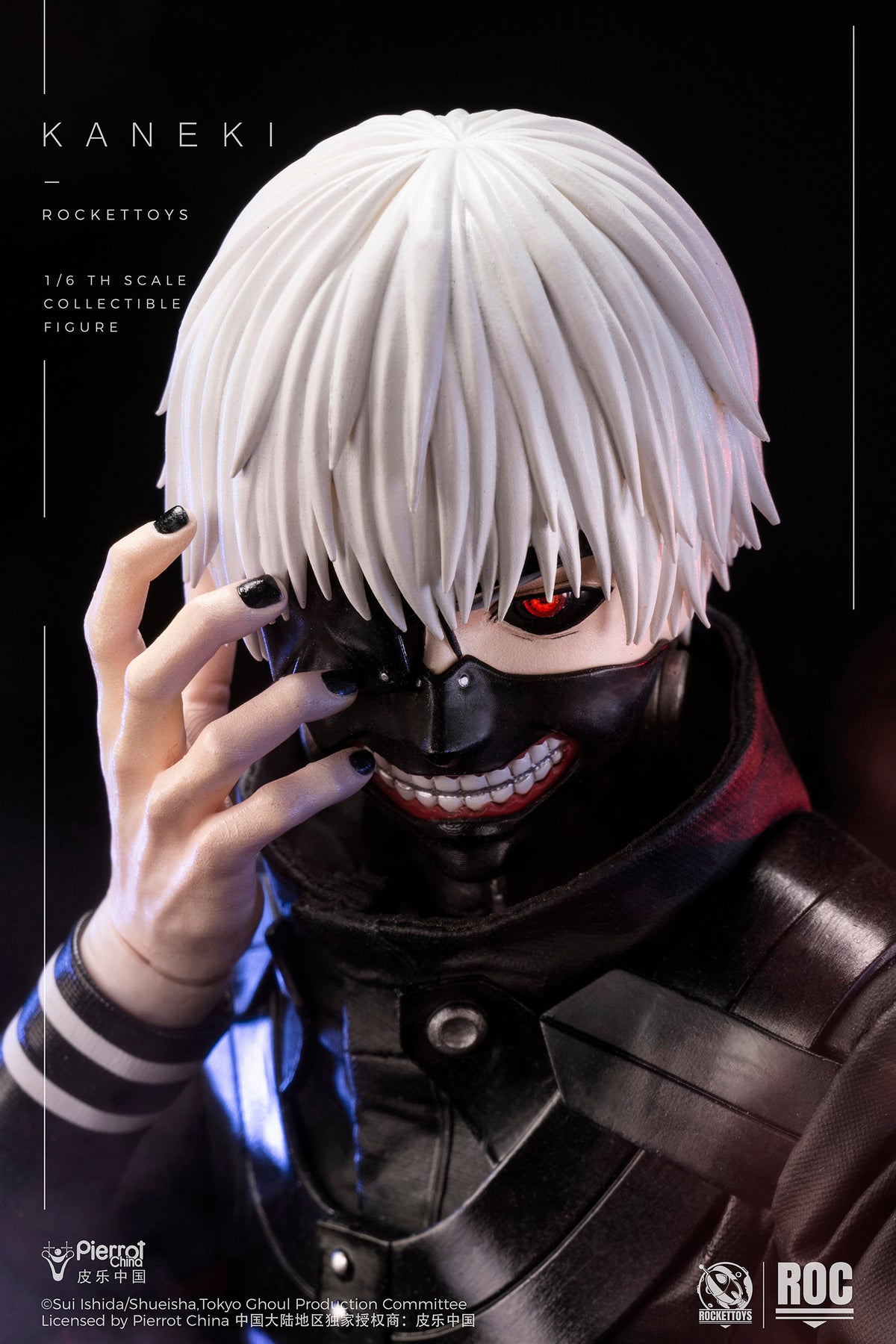 Presale RocketToys ROC-025 1/6 Tokyo Ghoul Kaneki Ken Action Figure Battle Suit