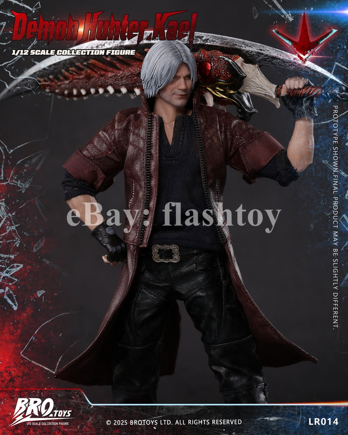 Presale BROTOYS LR014 1/12 The DMC Dante 6" Collectible Male Action Figure Model