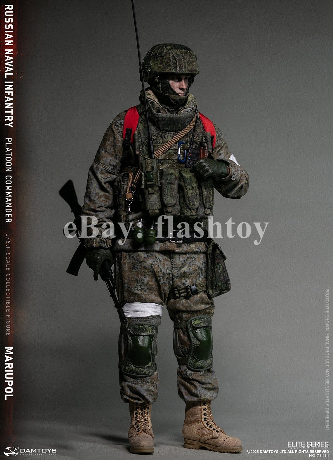 Presale DAMTOYS 78111 1/6 Russian Naval Infantry Commander Mariupol Figure Model
