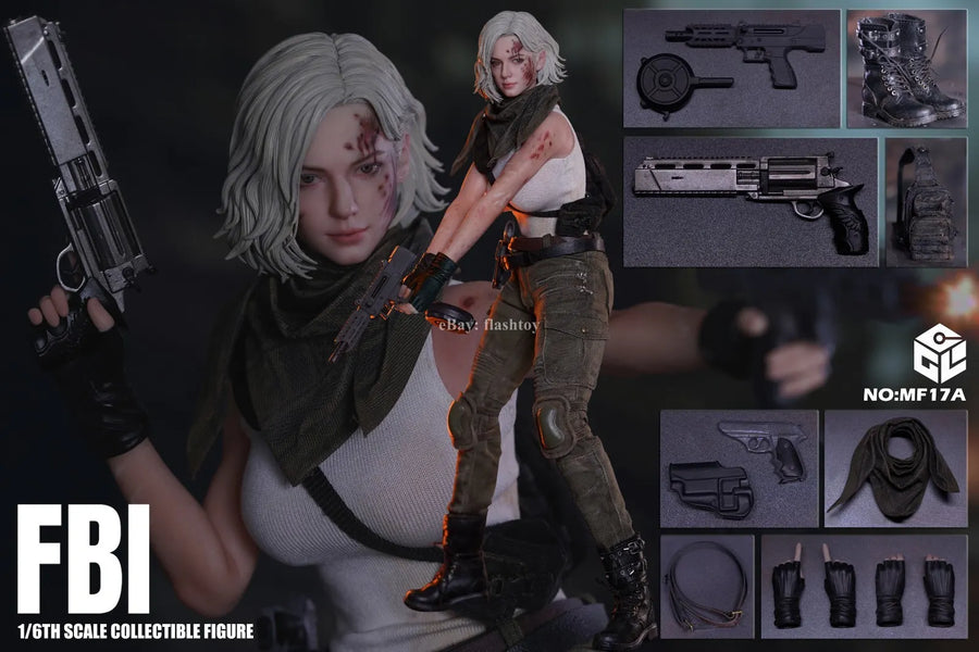 Presale CGL MF17A 1/6 Investigative Reporter Grace Action Figure Battle Damaged