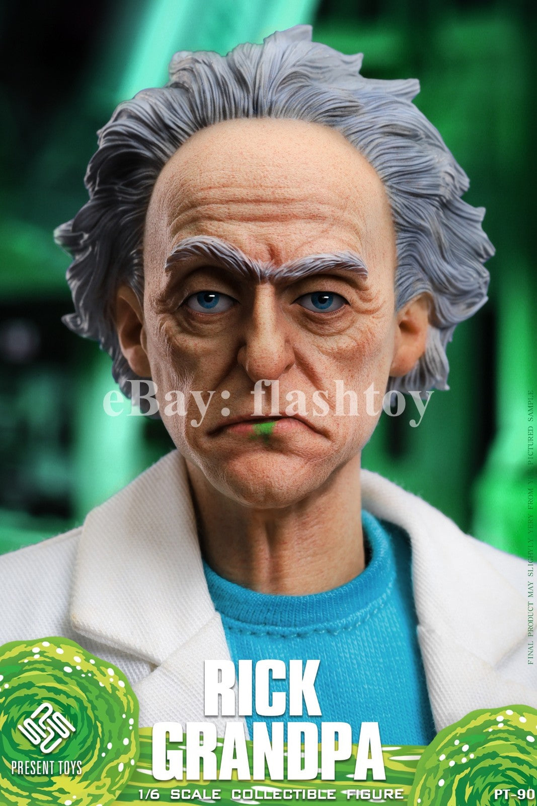 Presale PRESENT TOYS PT-sp90 1/6 Rick Grandpa 12" Male Action Figure Model Toy