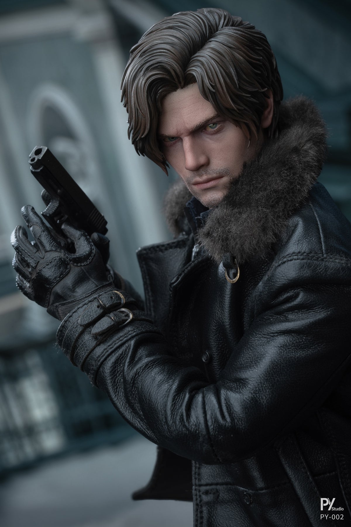 Presale PY Studio PY002 1/6 Resident Zombie Evil Crisis Agent Leon Action Figure