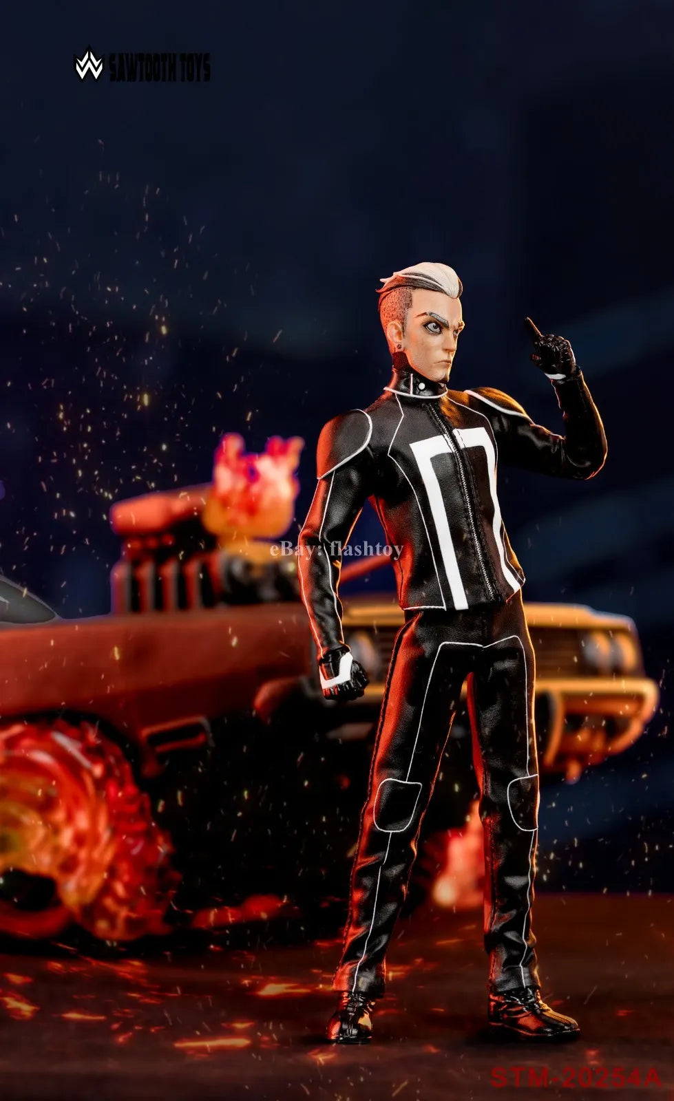 Presale Sawtooth STM-20254A 1/12 Inflamed Head Knight Male Action Figure Model