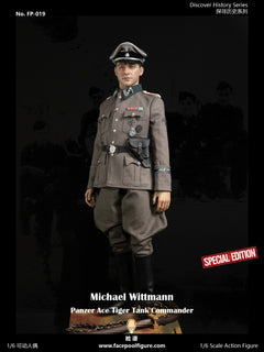 Facepoolfigure FP019B 1/6 Panzer Ace Tiger Tank Commander Wittmann Action Figure