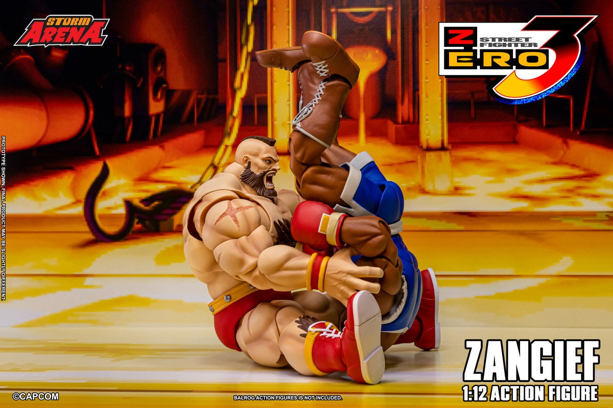Presale Storm Arena SFSA08 1/12 Street Fighter Zero 3 Zangief Action Figure Toy