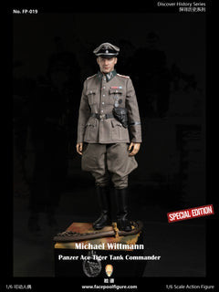 Facepoolfigure FP019B 1/6 Panzer Ace Tiger Tank Commander Wittmann Action Figure
