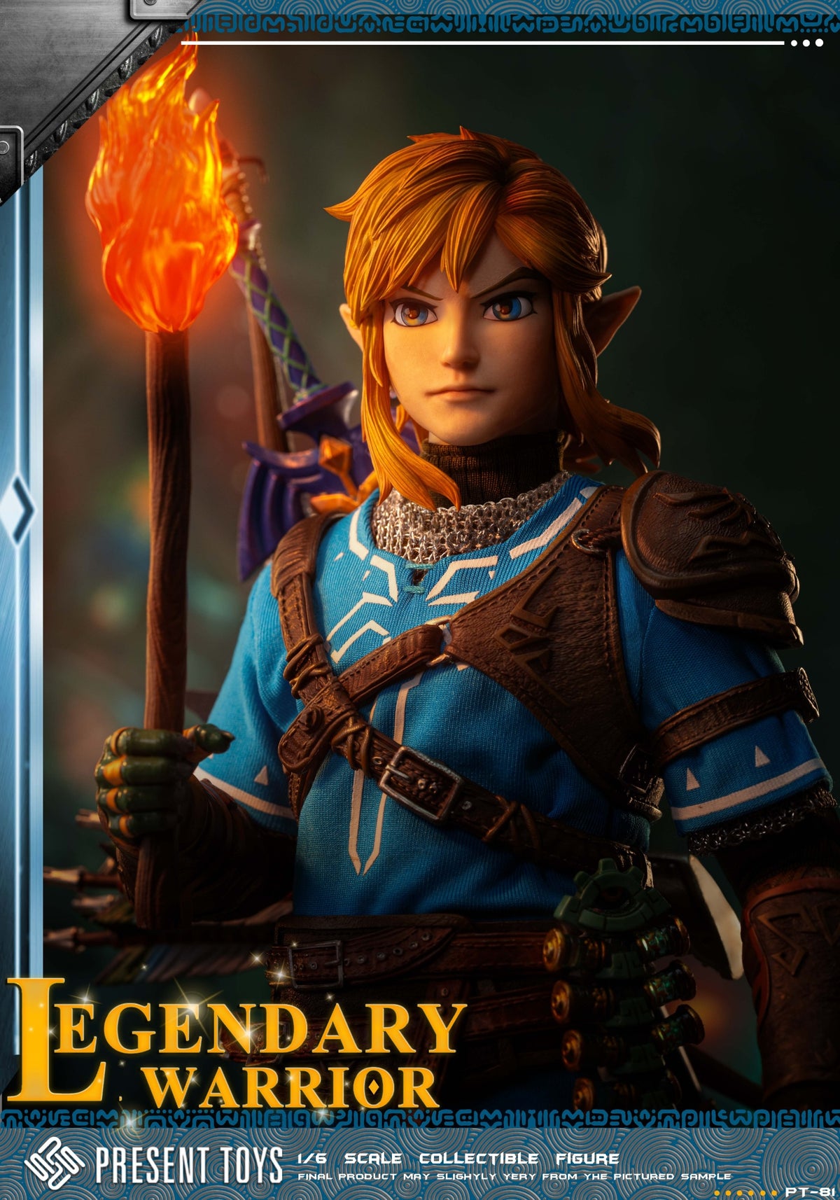 PRESENT TOYS PT-sp81 1/6 Legendary Warrior Link Male Action Figure Model Toy