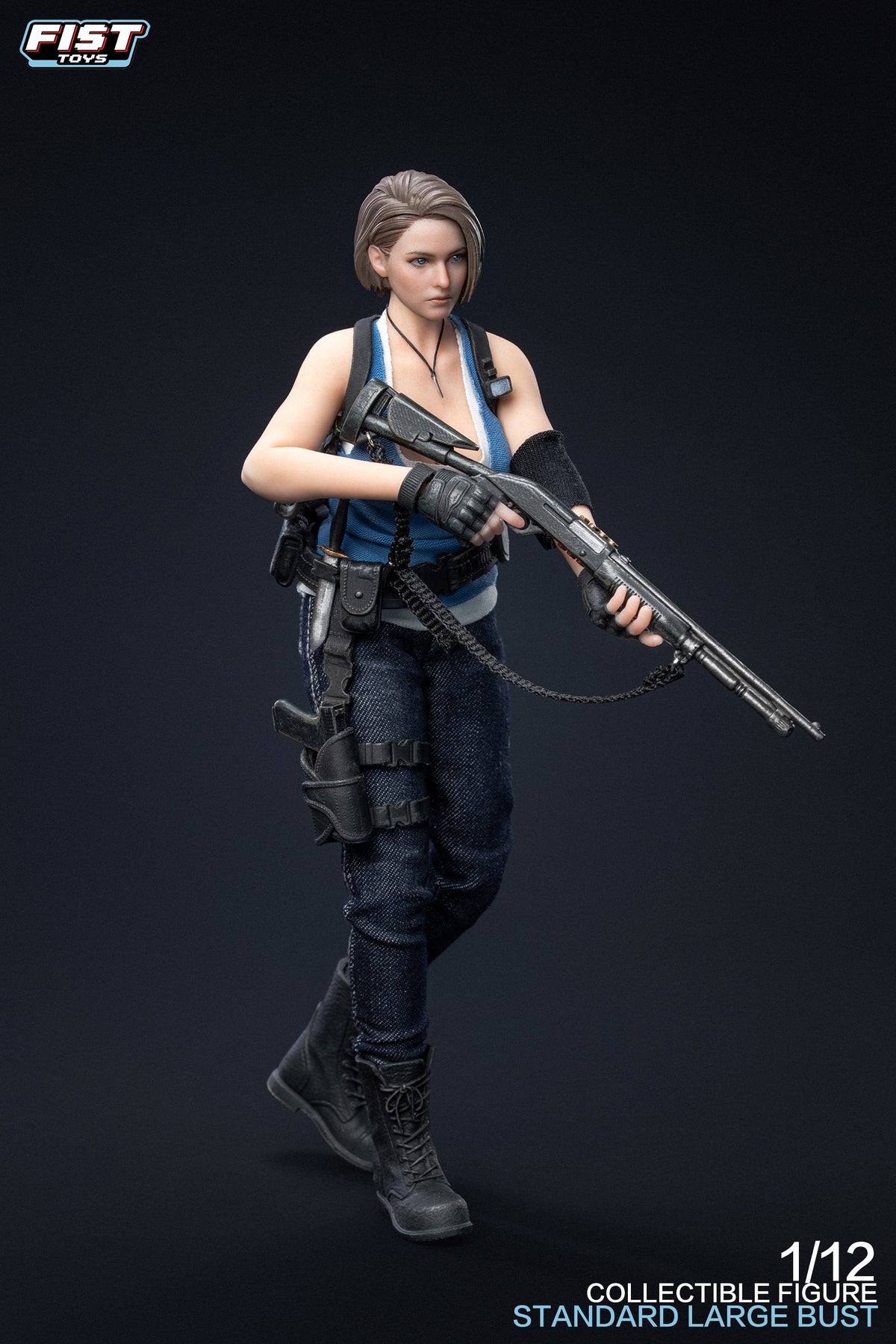 Presale Fist Toys FIST-002 1/12Resident Zombie Evil Crisis Doomsday Cop Jill Policewomen Valentine Standard Large Bust