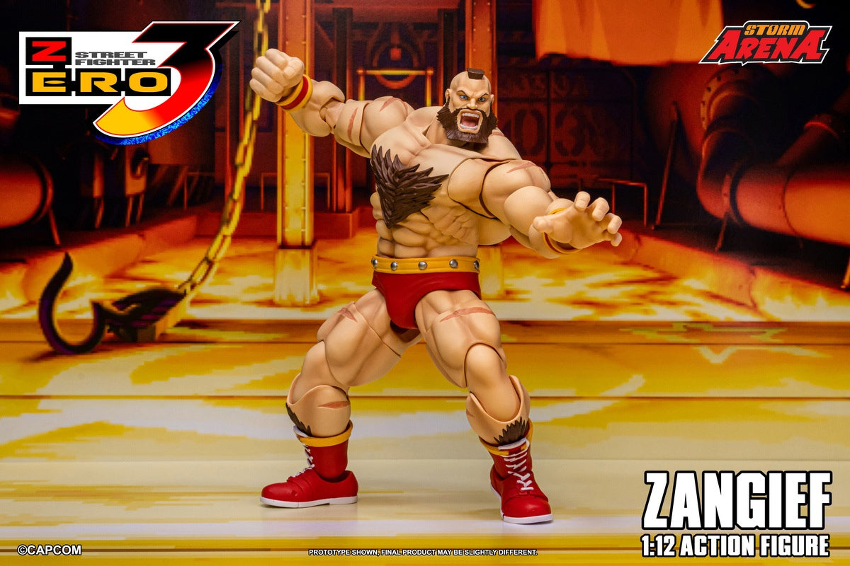 Presale Storm Arena SFSA08 1/12 Street Fighter Zero 3 Zangief Action Figure Toy