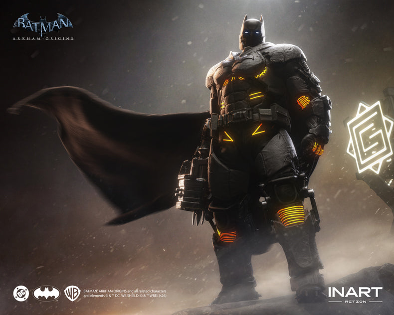 Presale INART MAG G0013 1/12 Batman Arkham Origins Batman Thermal Armor Figure