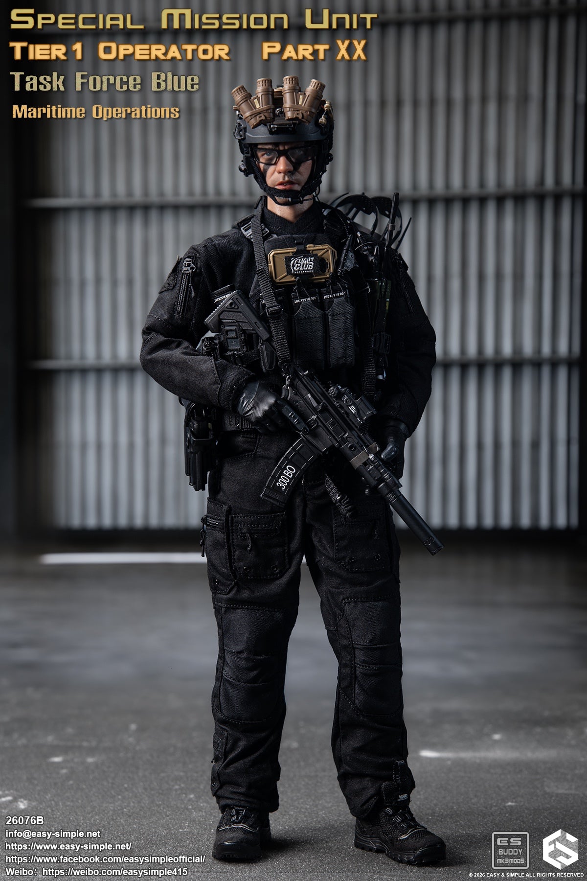 Presale Easy&Simple 26076B 1/6 Special Mission Unit Tier1 Operator Action Figure