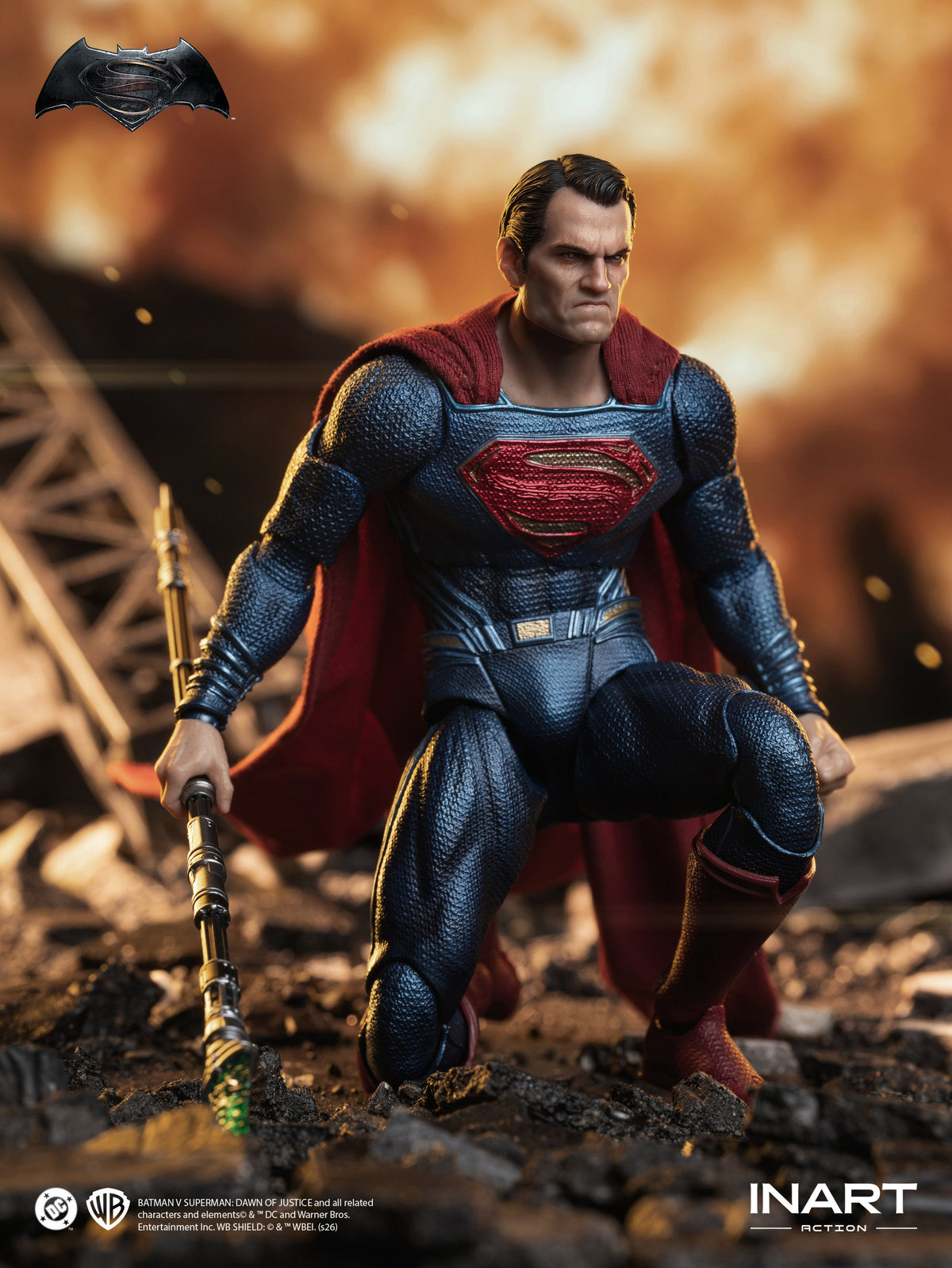 Presale INART Hg M0005 1/12 Batman v Superman Dawn of Justice Action Figure Toy