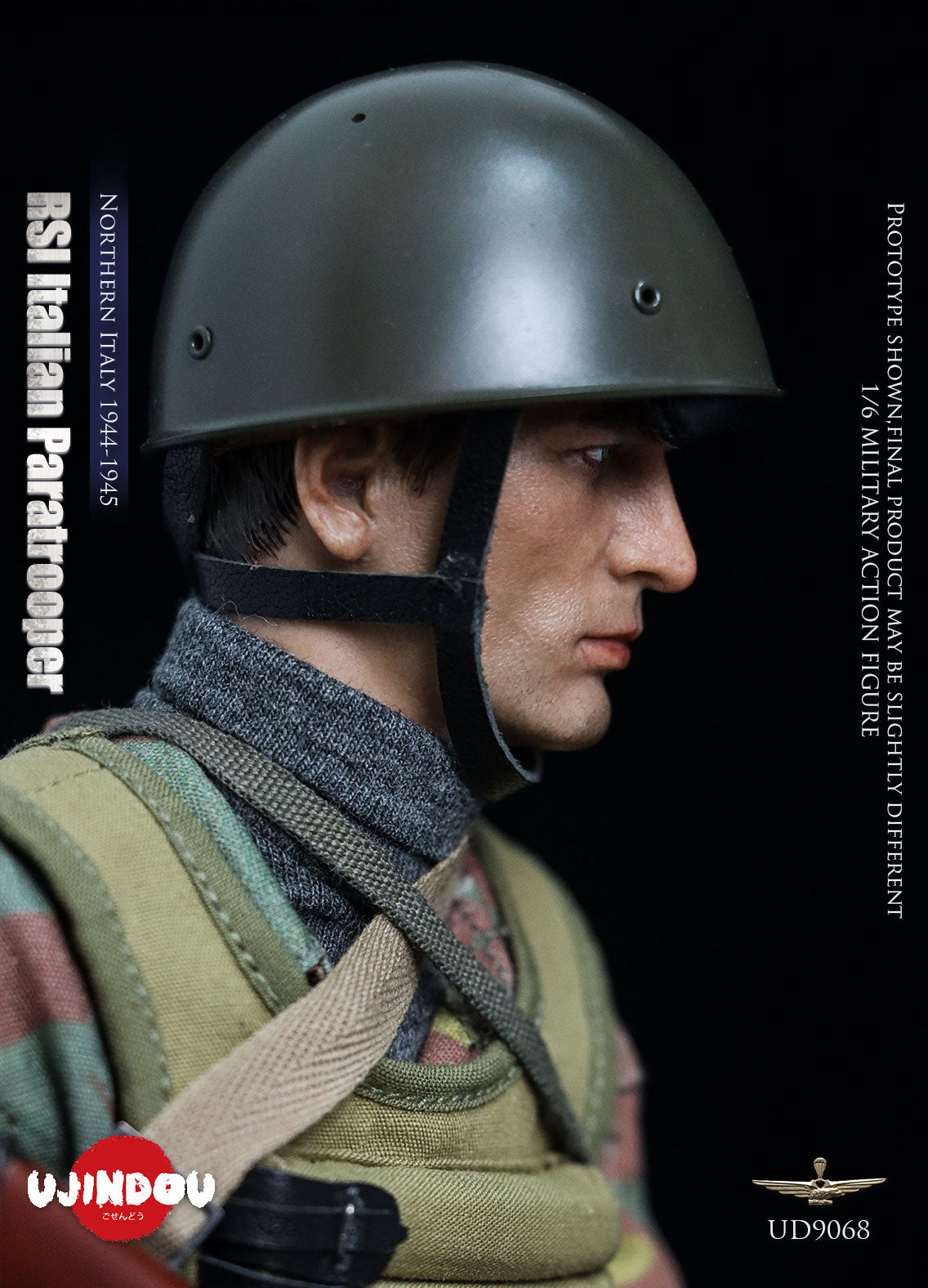 Presale UJINDOU UD9068 1/6 RSI Italian Paratrooper Northern Italy Action Figure