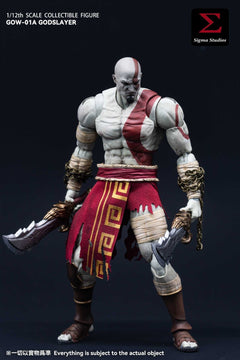 SIGMA STUDIOS GOW-01A 1/12 The God Kratos Ghost of War Male Action Figure Model