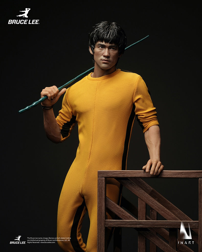 Presale INART Gy A043 1/6 Bruce Lee Collectible Action Figure Toy Yellow Outfit Set