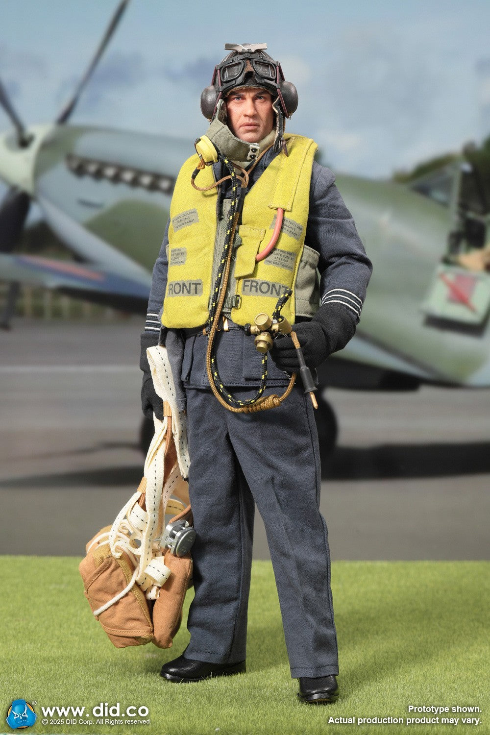 DID K80187 1/6 WWII British Pilot Squadron Leader Tom Action Figure Model Toy