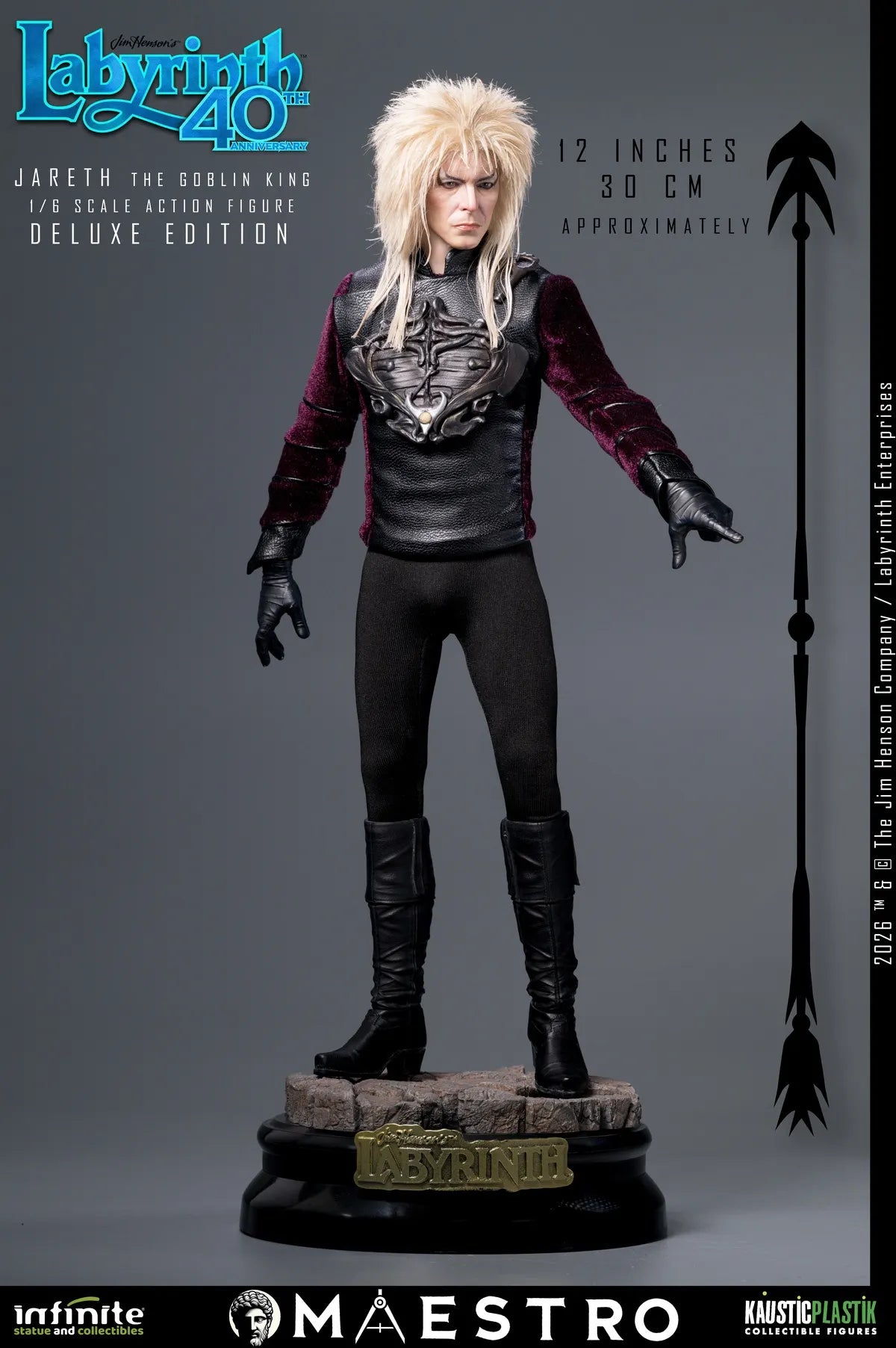Presale Infinite 1/6 Labyrinth Jareth the Goblin King Male Action Figure Model