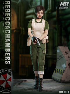 Presale M8 STUDIO No.001 1/6 Resident Zombie Evil Crisis Rebecca Action Figure