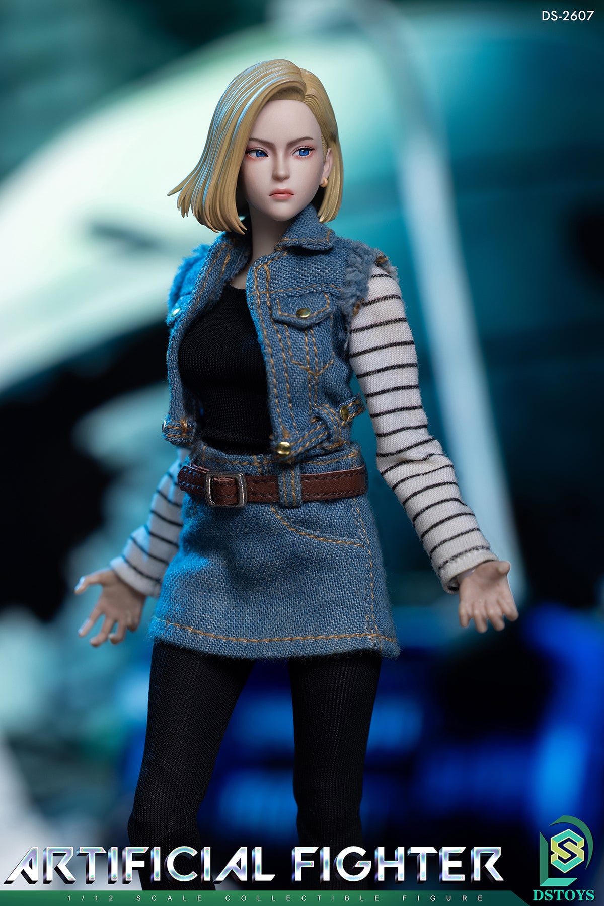 Presale DSTOYS DS-2607 1/12 Dragon Fighter Ball Android 18 Female Action Figure