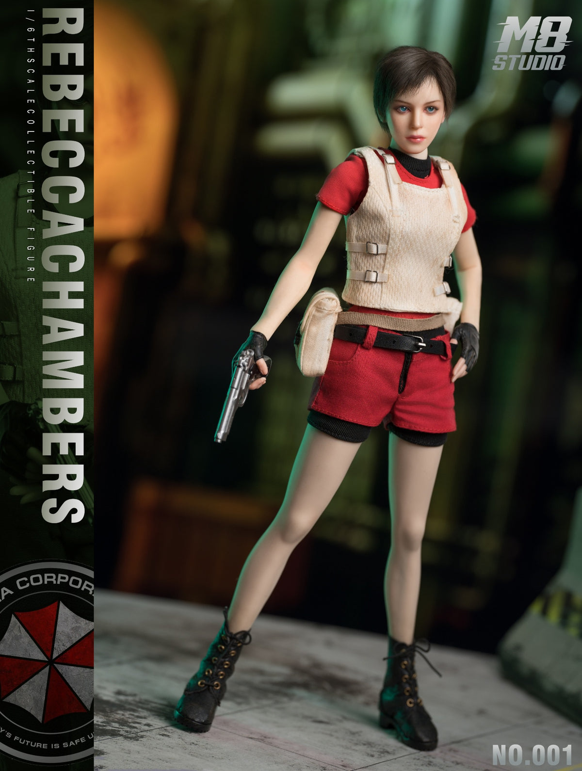Presale M8 STUDIO No.001 1/6 Resident Zombie Evil Crisis Rebecca Action Figure