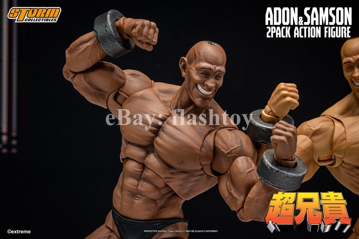Presale Storm Toys EXBR01 1/12 Adon & Samson Chou-Aniki 2-Pack Action Figure Toy
