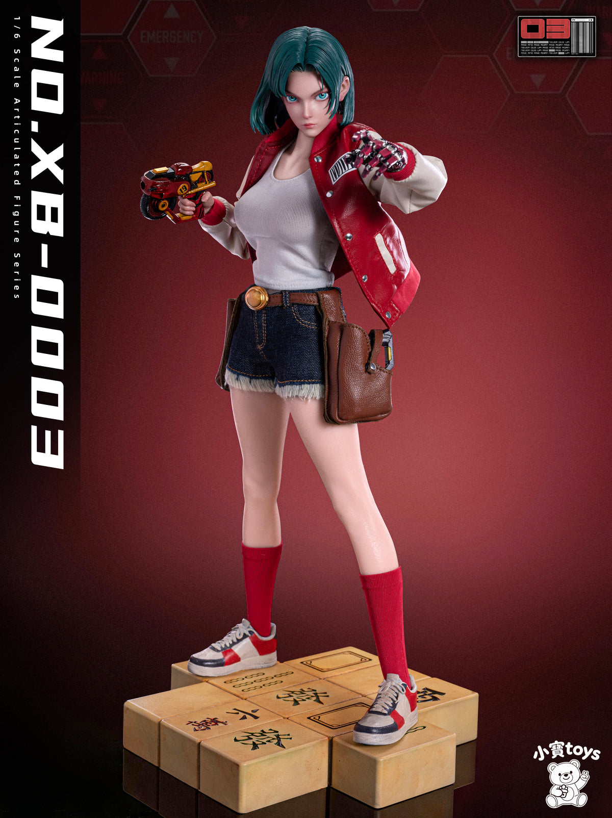 Presale XBTOYS XB0003 1/6 Wealth Girl Blue-Haired Enchantress Action Figure Toy