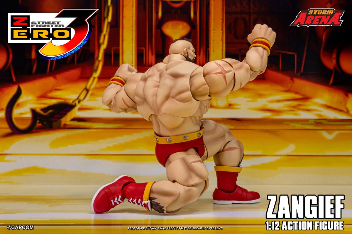 Presale Storm Arena SFSA08 1/12 Street Fighter Zero 3 Zangief Action Figure Toy