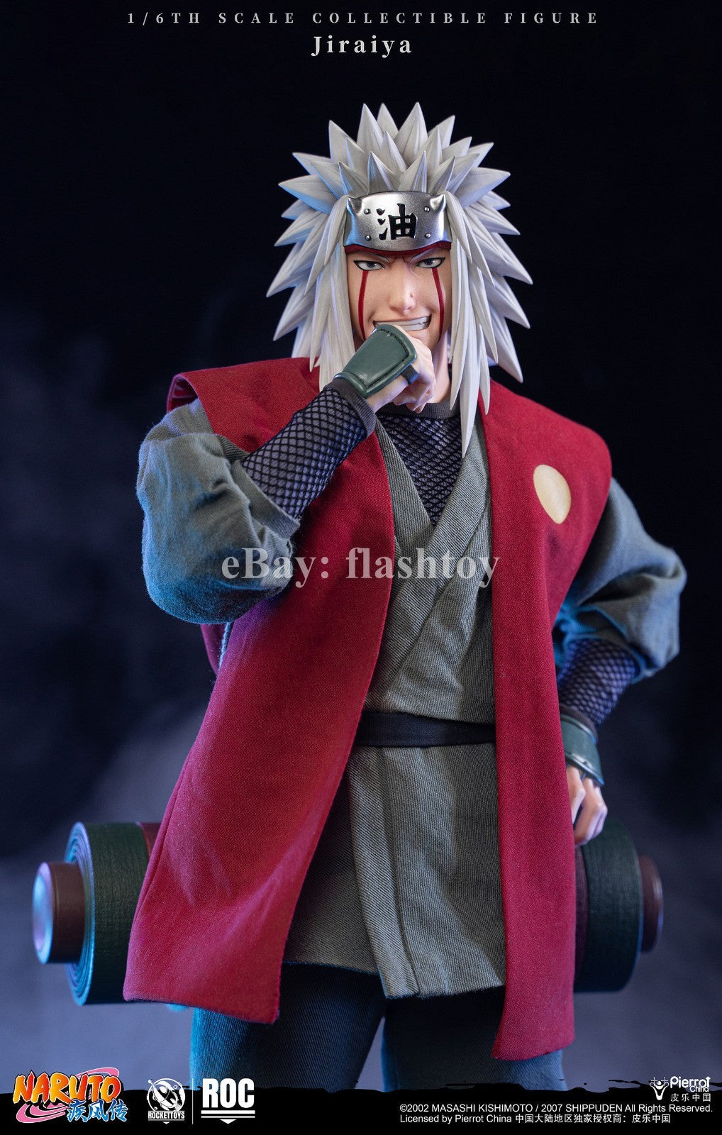 Presale RocketToys ROC-019 1/6 Jiraiya Collectible Action Figure Standard Ver.