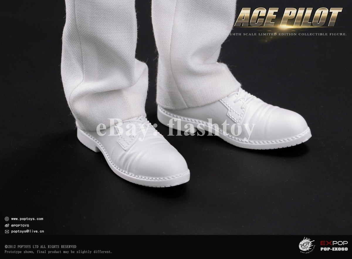Presale POPTOYS EX060 1/6 ACE Pilot Mitchell The Gun Action Figure Uniform Ver.