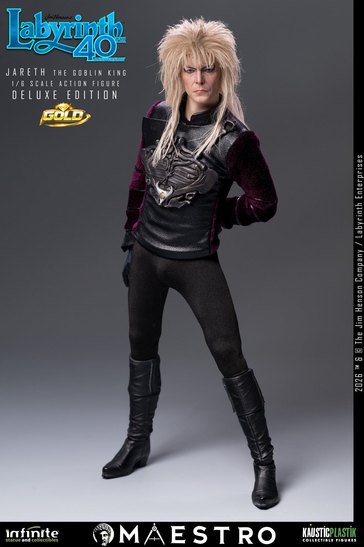 Presale Infinite 1/6 Labyrinth Jareth the Goblin King Male Action Figure Model