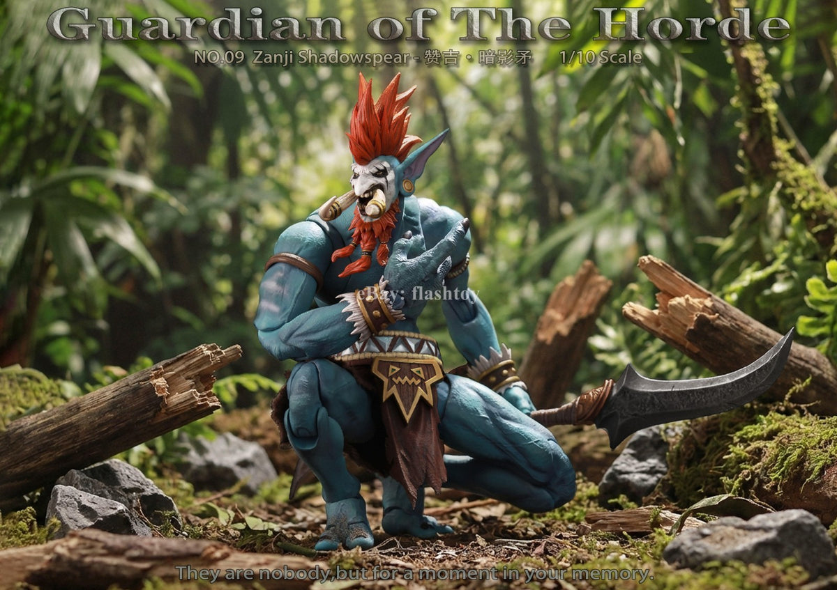 Presale GreyKnight No.09 1/10 Guardian of The Horde Zanji Shadowspear Figure Toy