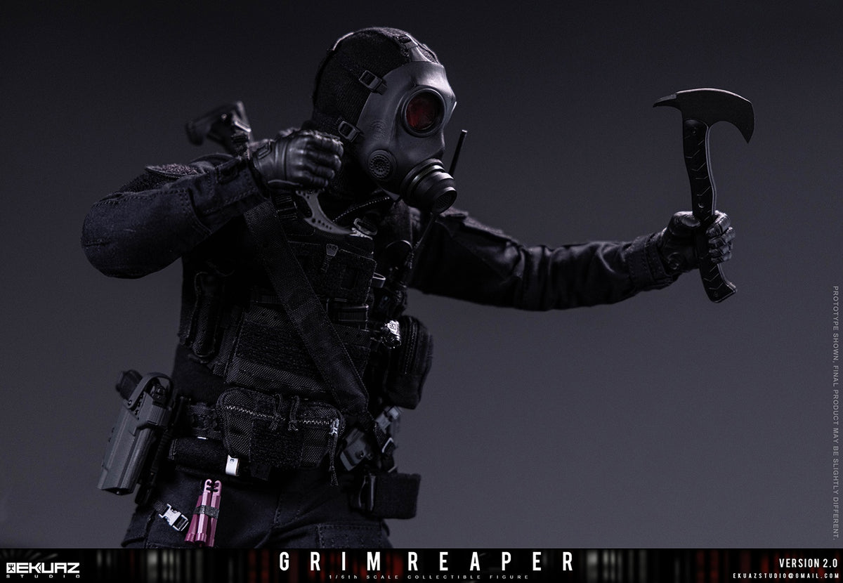 Presale EKUAZ STUDIO EKS015S 1/6 Resident Zombie Evil Crisis Reaper 2.0 Hunk Deluxe Ver.