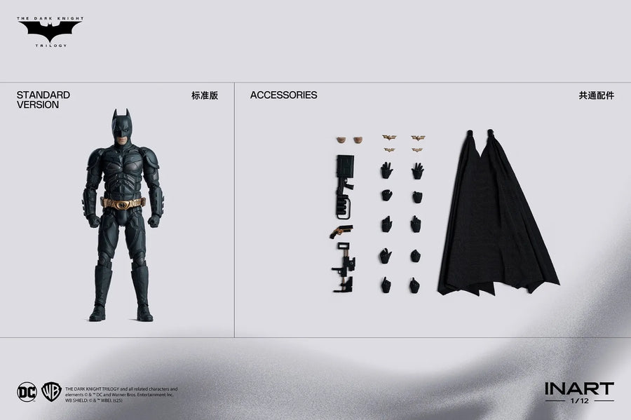 QueenStudios INART HgM0001S 1/12 Batman Bale 6" männliche Actionfigur Standard-Version