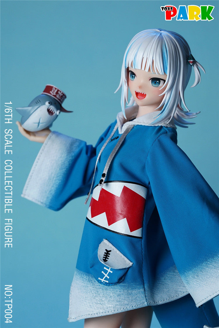 TOYS PARK TP004 1/6 Shark Girl Head & Clothing Accessories Set for Female Body
