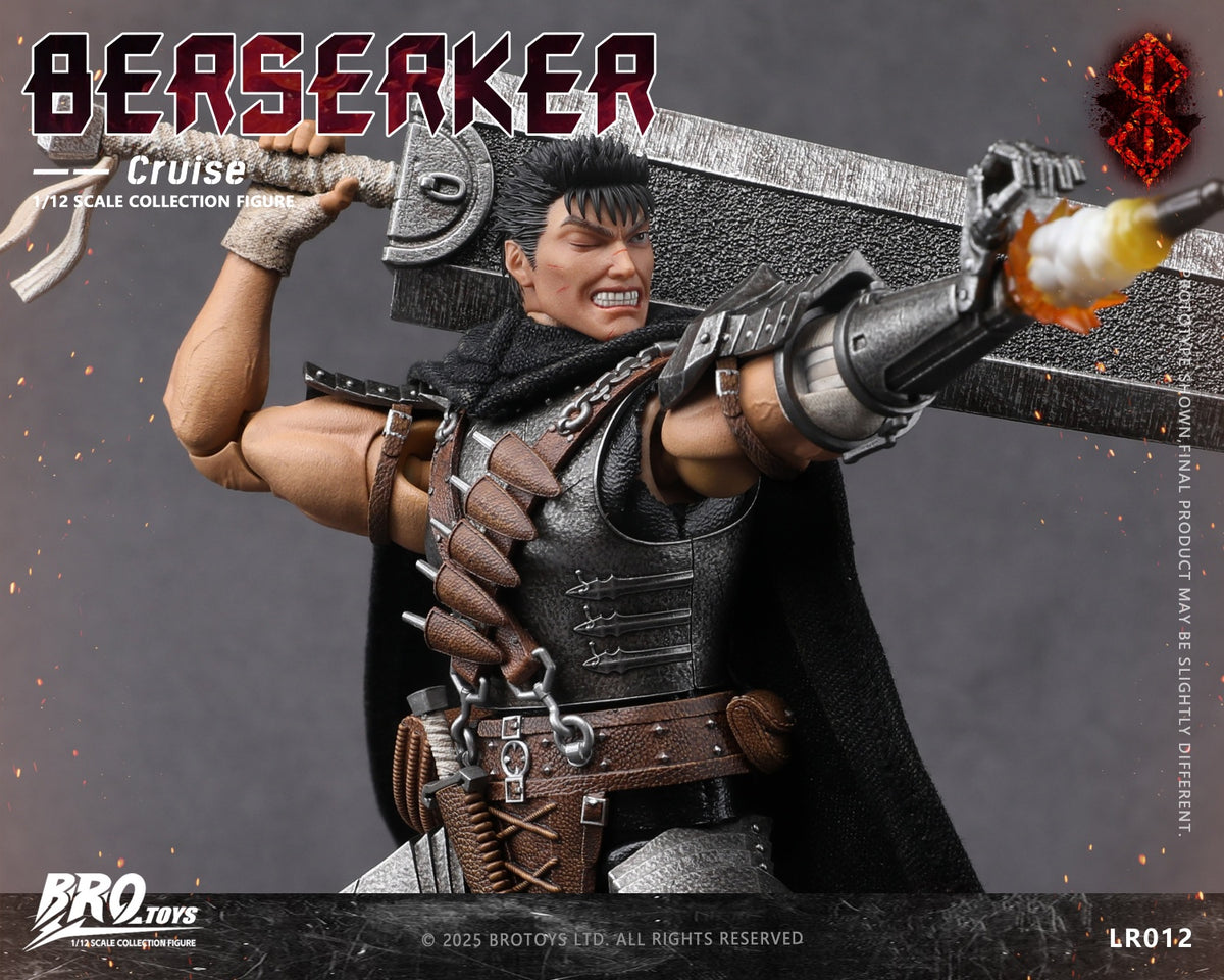BROTOYS LR012 1/12 Berserk Guts Cruise Collectible Male Action Figure Model Toy