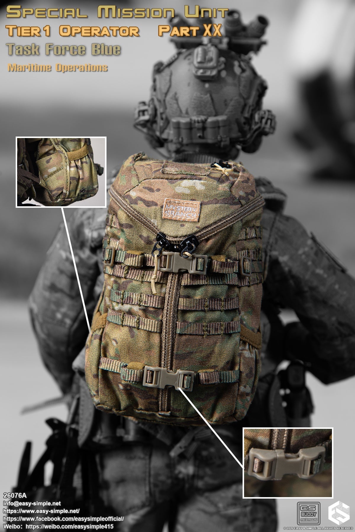 Presale Easy&Simple 26076A 1/6 Special Mission Unit Tier1 Operator Figure Toy