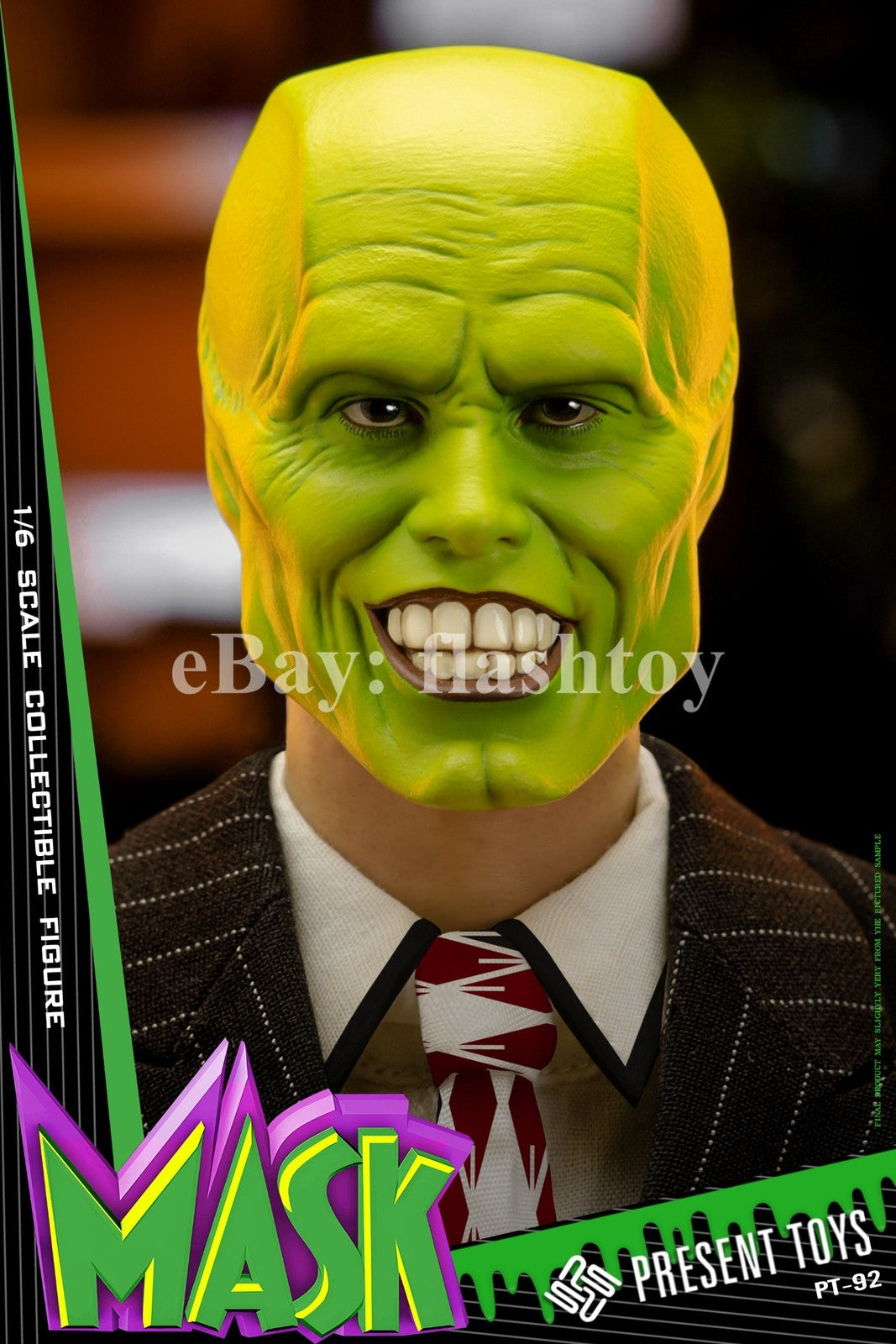 Presale PRESENT TOYS PT-sp92 1/6 Mask Man Jim 12" Male Action Figure Suit Ver.
