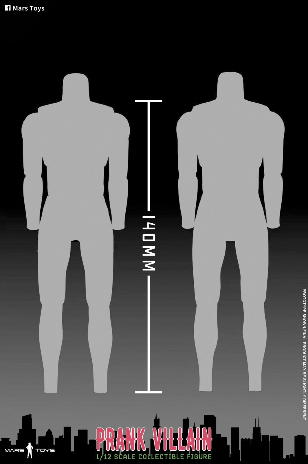 Mars Toys MAT022 1/12 Prank Villain Joker Collectible Male Action Figure Model