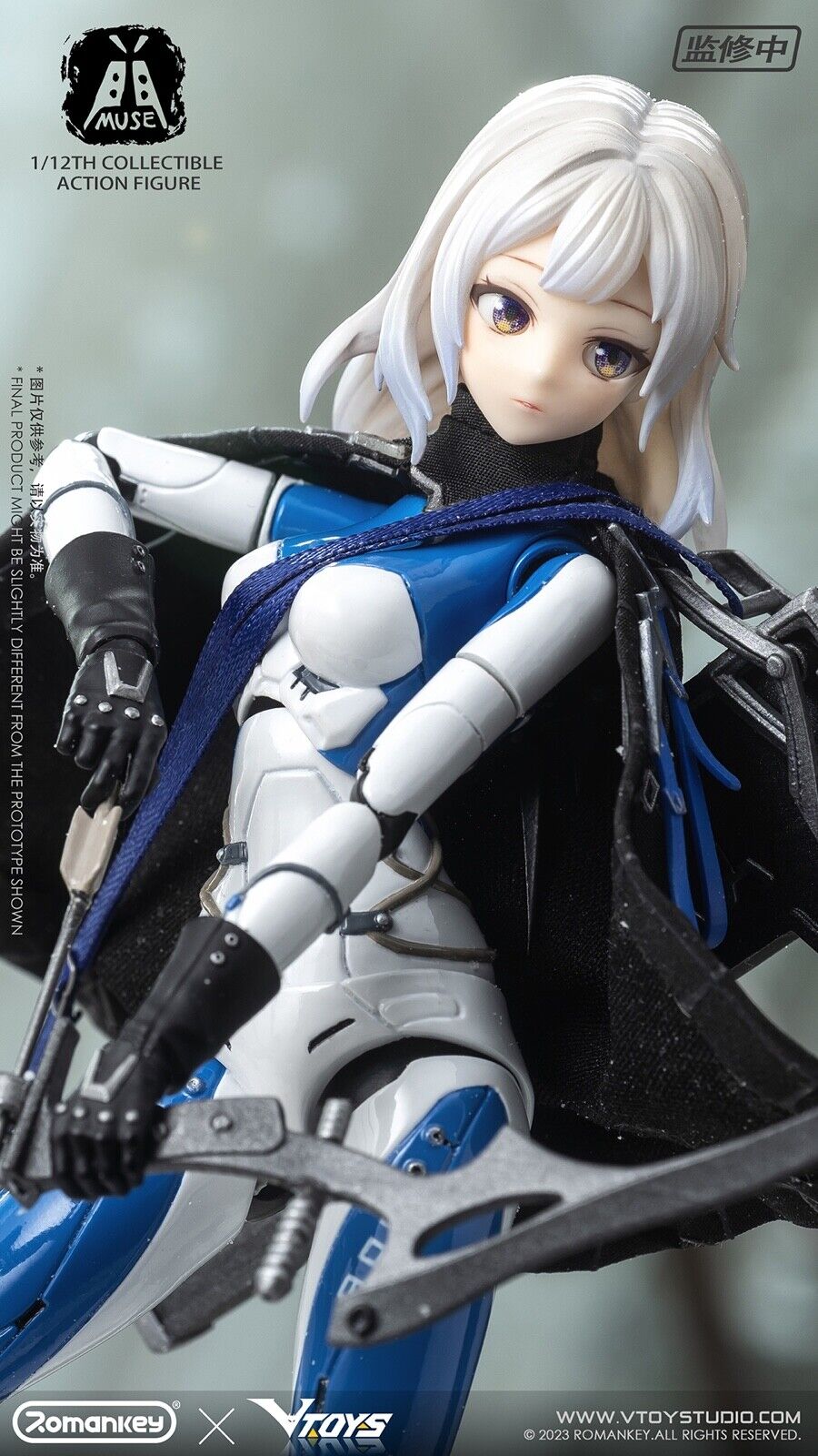 Romankey x VTOYS 1/12 MUSE 6" Female Action Figure Movable Eyes Model Toy