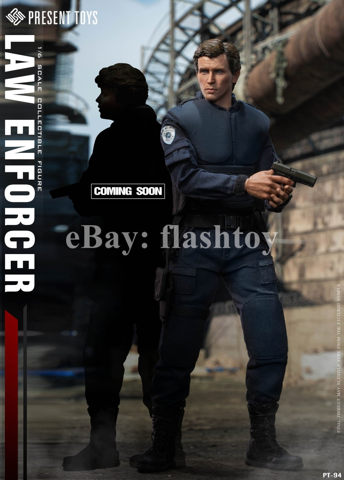 Presale PRESENT TOYS PT-sp94 1/6 Law Enforcer Police Officer Murphy Figure Toy