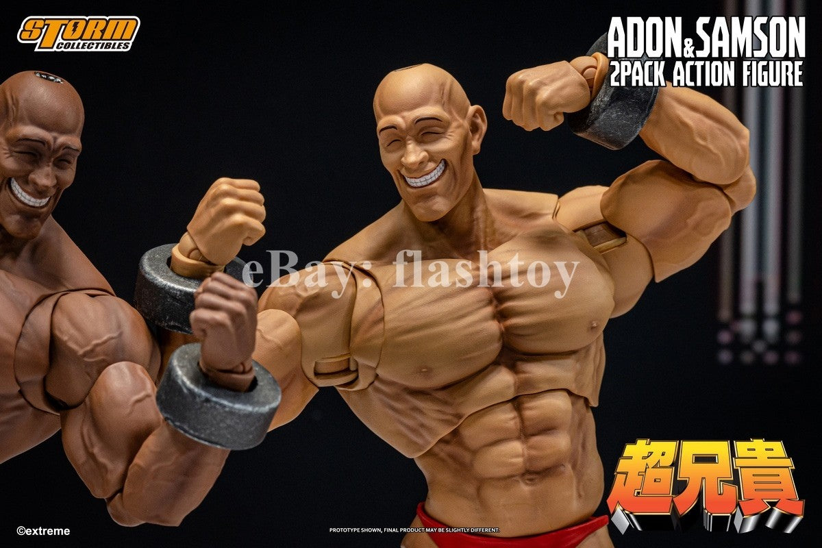 Presale Storm Toys EXBR01 1/12 Adon & Samson Chou-Aniki 2-Pack Action Figure Toy