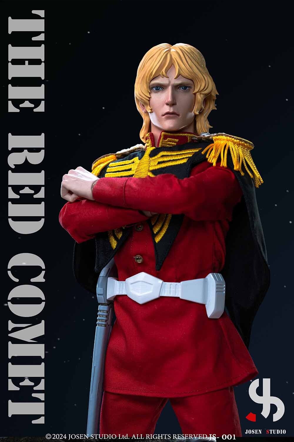 JOSEN STUDIO JS001 1/6 Char Aznable Collectible Male Action Figure Model Toy
