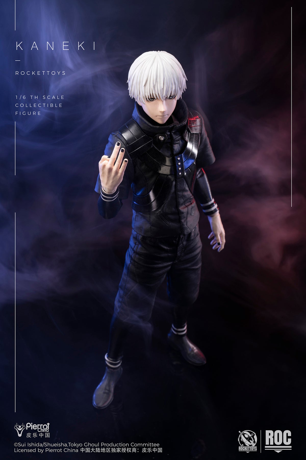Presale RocketToys ROC-025 1/6 Tokyo Ghoul Kaneki Ken Action Figure Battle Suit