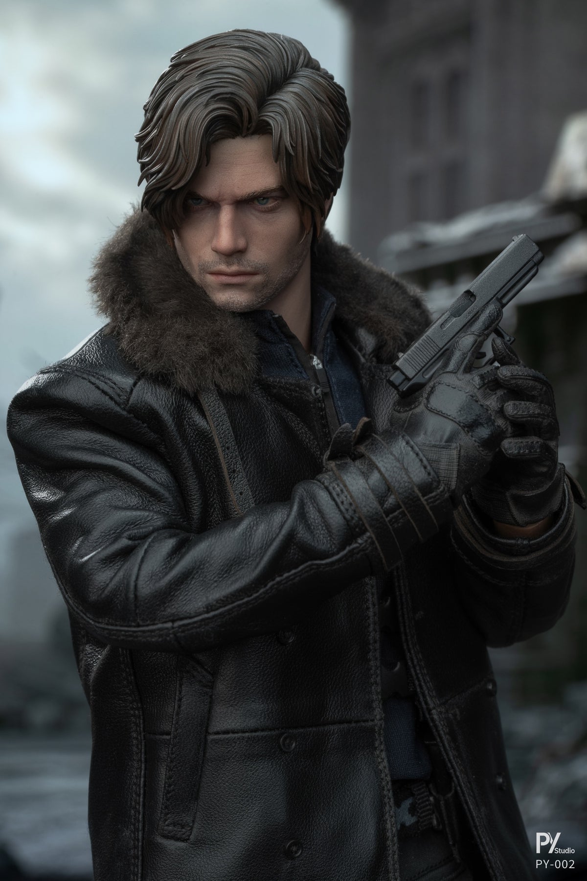 Presale PY Studio PY002 1/6 Resident Zombie Evil Crisis Agent Leon Action Figure
