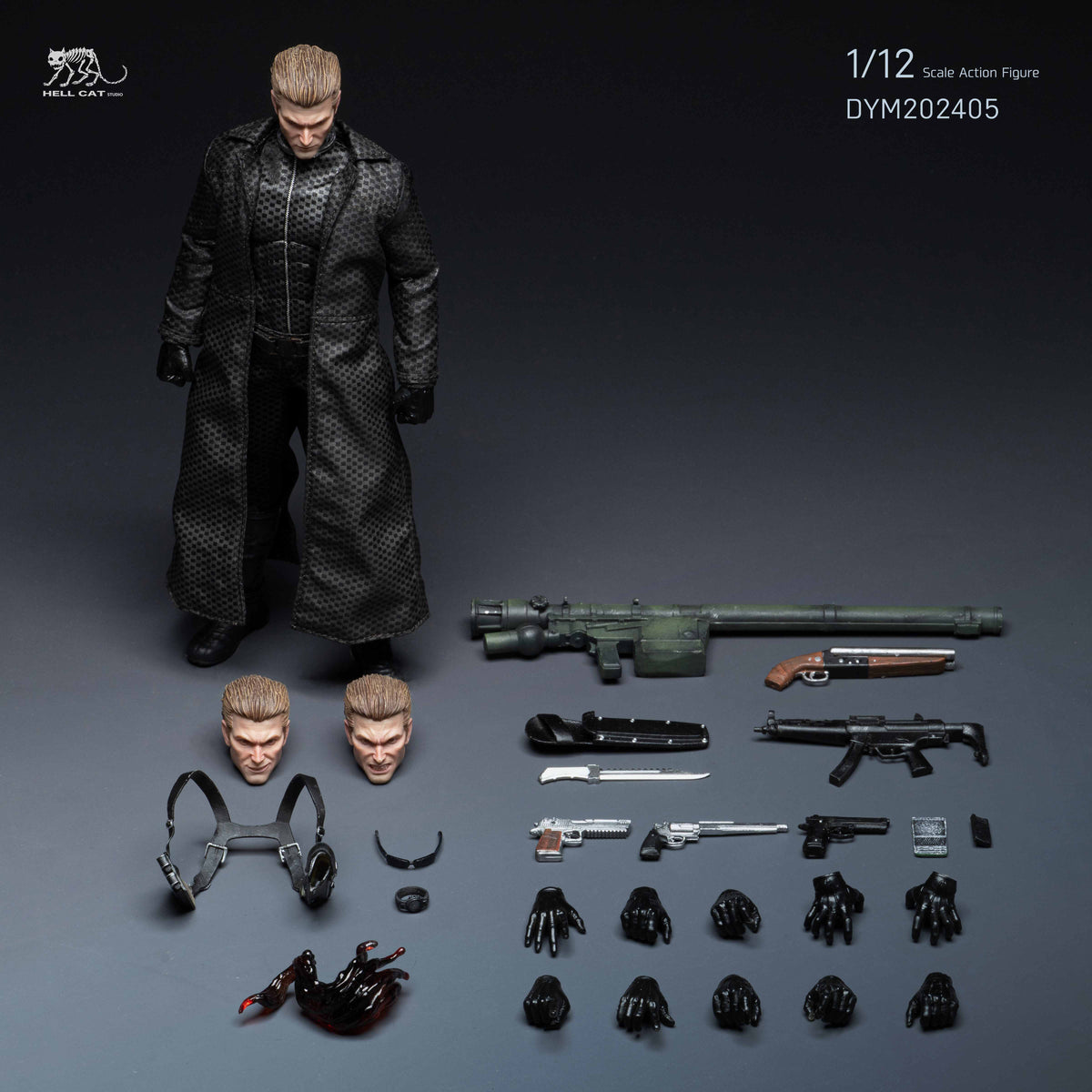 Presale Hell Cat DYM202405 1/12 Resident Evil Lord Ouroboros Wesker Male Action Figure Model