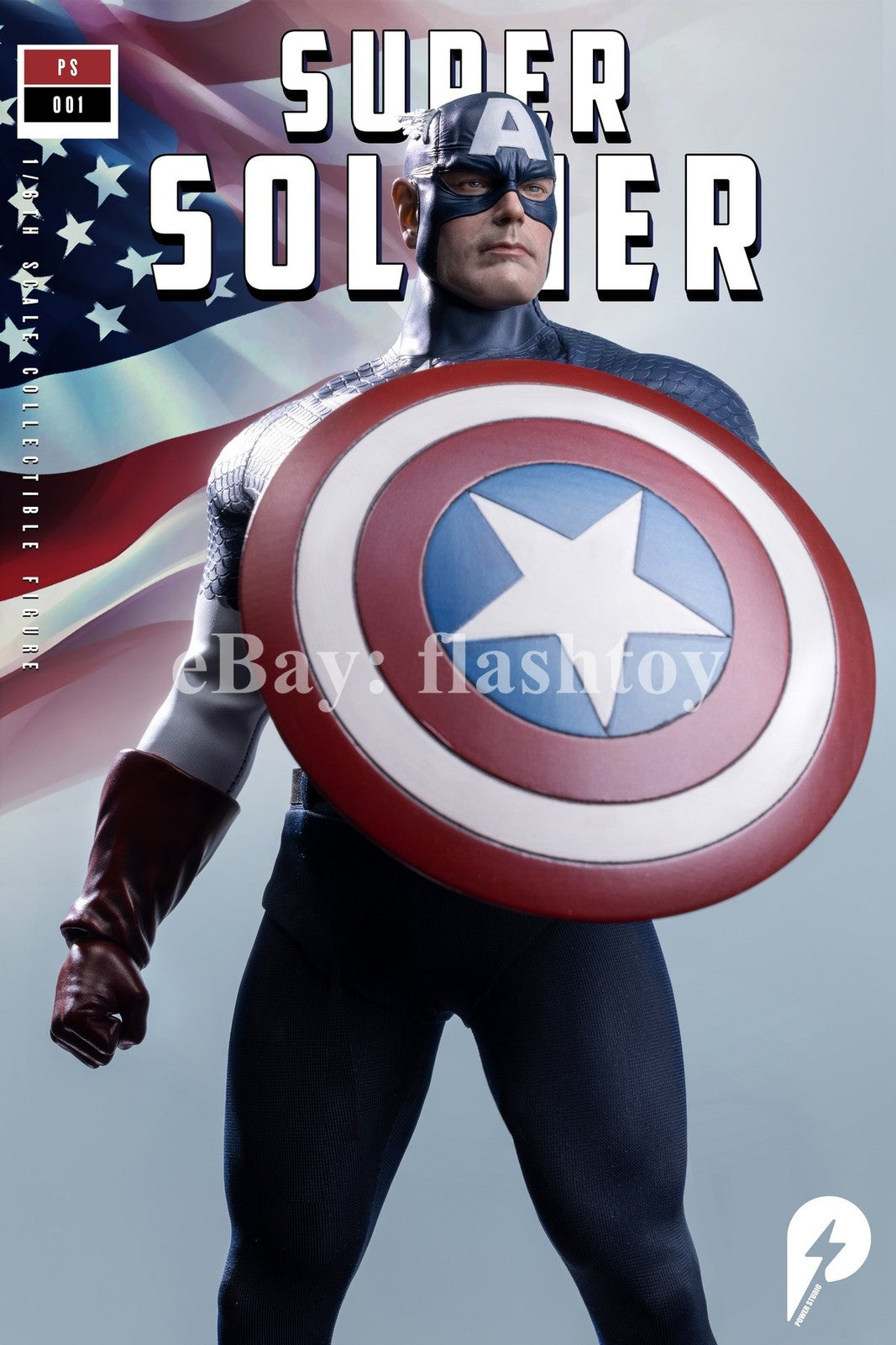 Presale Power Studio PS001 1/6 Super Soldier Collectible Action Figure Model Toy