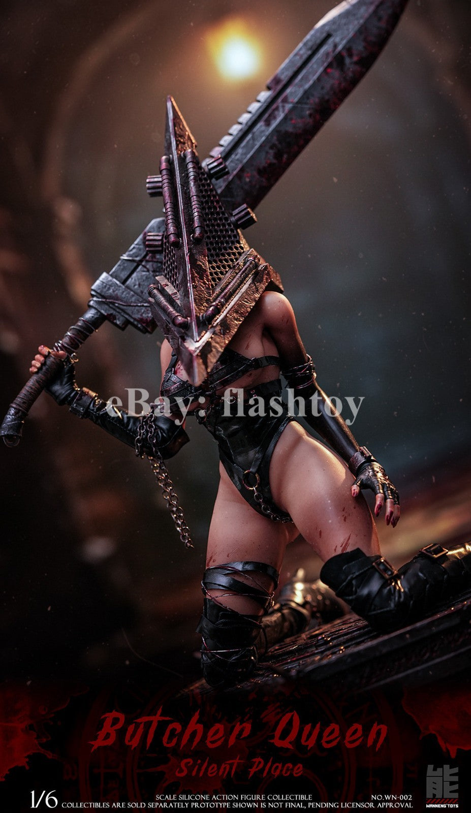 Presale Wanneng Toys WN-002B 1/6 Quiet Place Butcher Queen Action Figure Deluxe