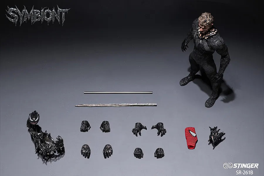 Vorverkauf Stinger SR-261B 1/12 Symbiont Venom Sammler-Actionfigur Modellspielzeug